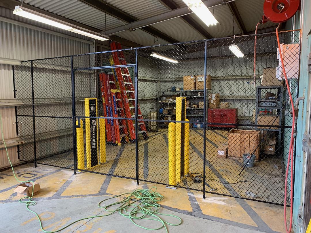 Custom Warehouse Cages & Security Partitions Apex Iron Works